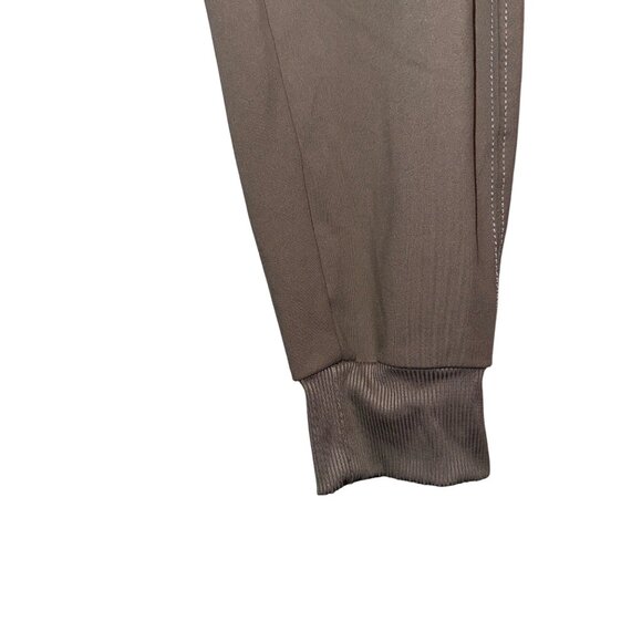 Rachel Zoe Womens Jogger Pants S Tan Ribbed Cuffs Drawstring Waist - Picture 4 of 6